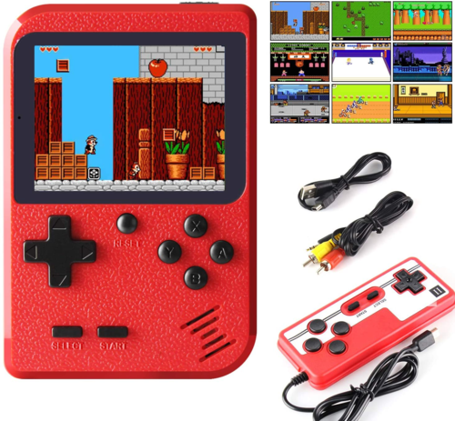 Game Pad Portable Avec 400 Jeux Inclus + Joueur Supplémentaire