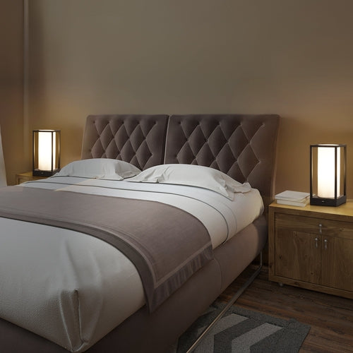 Lampe de table Hokkaido avec chargeur de téléphone