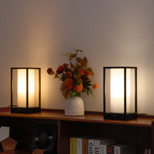 Lampe de table Hokkaido avec chargeur de téléphone