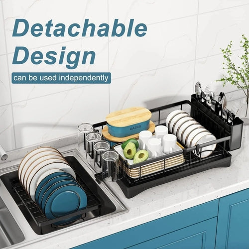Porte-vaisselle pour comptoir de cuisine, séchage de vaisselle de cuisine en acier inoxydable