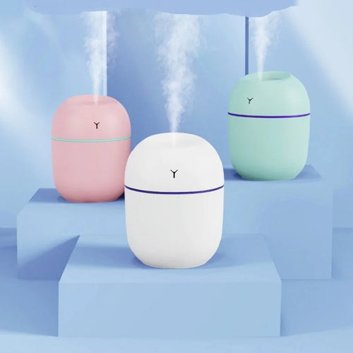 Humidificateur à ultrasons portable USB Aroma Diffuseur d’huile essentielle LED
