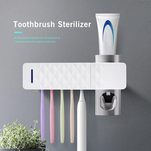 Stérilisateur de brosse à dents automatique anti-bactérien UV