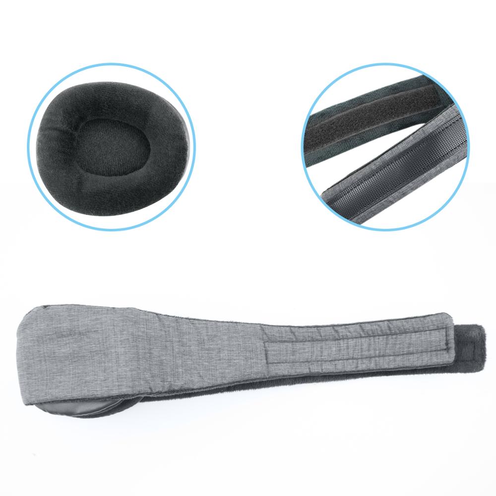 Coques et bandeau du masque Éclipse présentés séparément