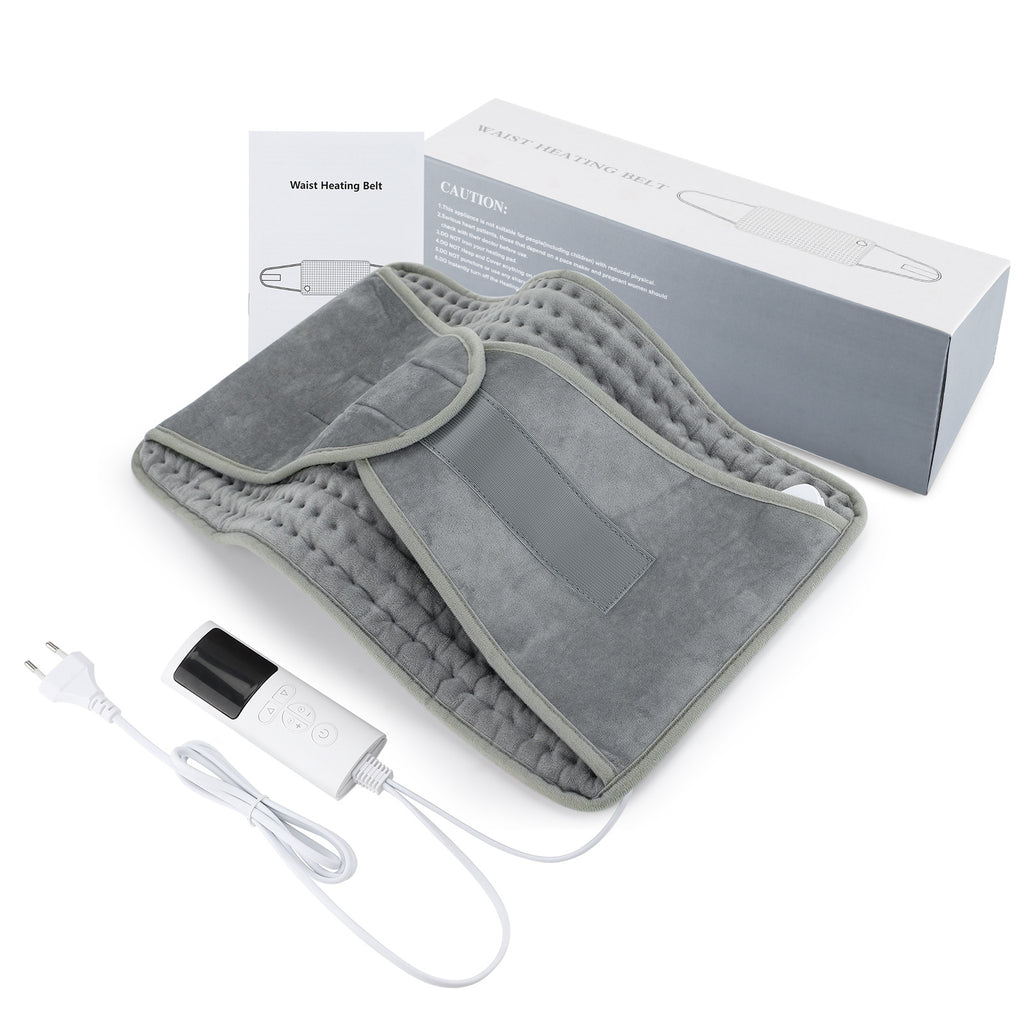 Coussin chauffant Cocon à plat avec prise européenne, télécommande et boîte