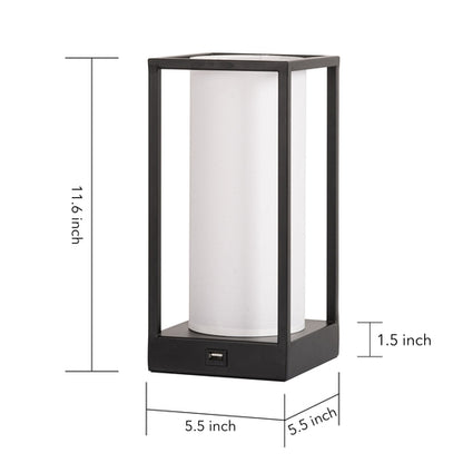Lampe de table Hokkaido avec chargeur de téléphone